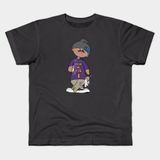 Hip Hop Old School Character Kids T-Shirt